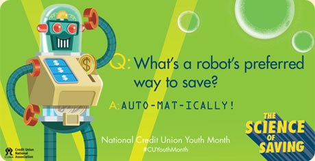 What's a Robot's preferred way to save? Auto-mat-ically!