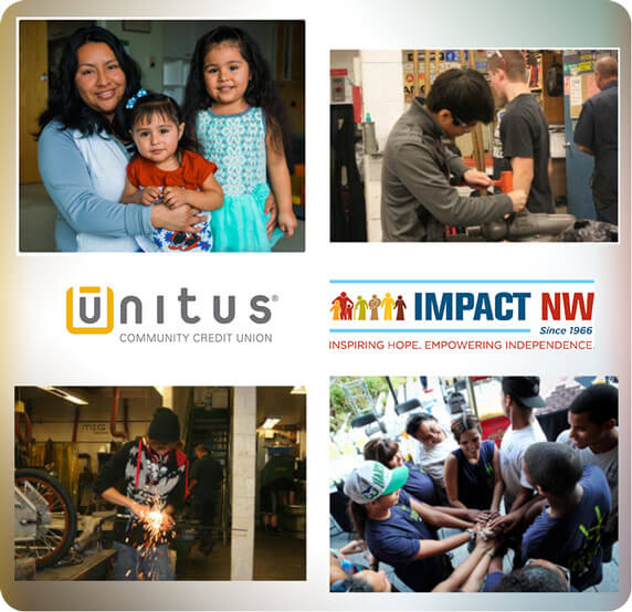 Unitus partners with Impact Northwest to help increase financial literacy and education.